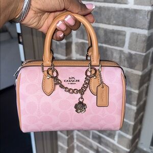 Coach Powder pink mini Rowan
